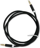 Aux Kabel 3.5mm Jack Kabel - 1 meter - Ideaal voor Voertuigen - Computers - Universele Compatibiliteit - Zwart