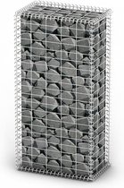 Decoways - Schanskorf met deksels 100x50x30 cm gegalvaniseerd draad