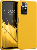 kwmobile telefoonhoesje voor Xiaomi Redmi 10 (2021 / 2022) - Hoesje voor smartphone - Back cover in honinggeel