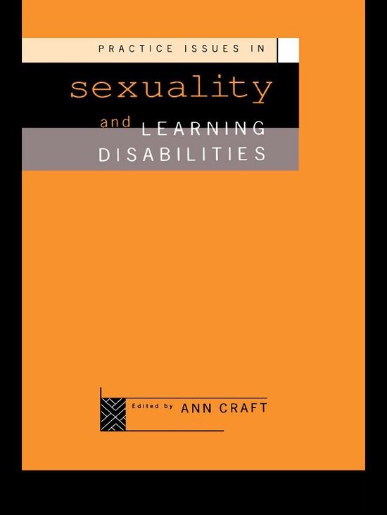 Practice Issues in Sexuality and Learning Disabilities - cover