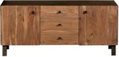 Dressoir | shovel | eikenhout | bruin | 180x42 x84(h) |