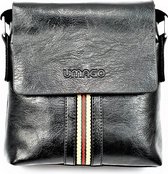 Casual Unisex Bag Zwart Imitatieleer