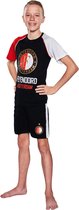 Feyenoord Shortama Logo, zwart/rood/wit (152)