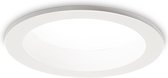 Ideal Lux Basic - Inbouwspot Modern - Wit - Universeel - B:18.3cm - L:18.3cm - Aluminium - Spotjes verlichting - Inbouw - Opbouw - Spots - Spotje - Voor Binnen