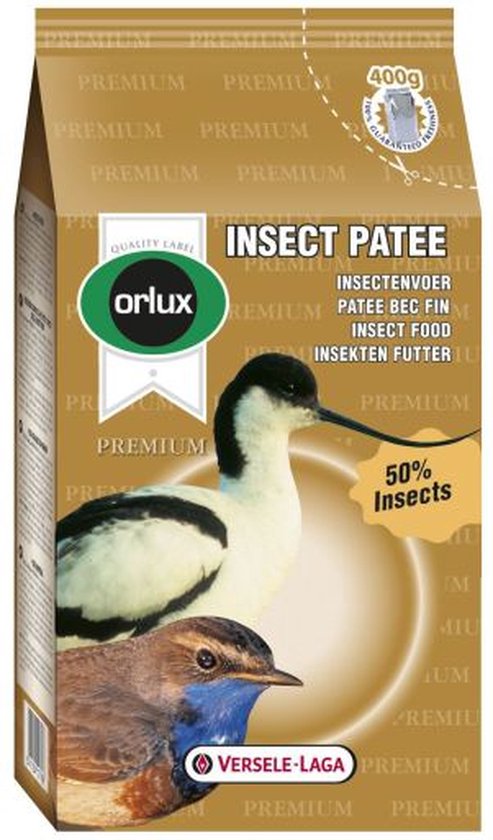 Aliment Complet Pour Oiseaux Insectivores Nutribird Insect Patee Premium  50% D'invertébrés 500g - Versele Laga - Cdiscount