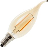 Lighto | LED Kaarslamp Tip | E14 | 2W (vervangt 20W) Goud