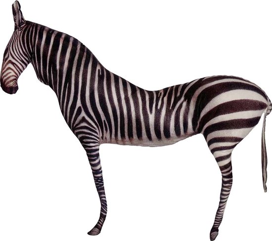 Kussen Fluweel (9 x 54 x 72 cm) zebra
