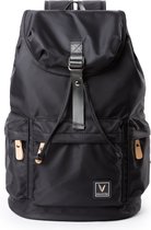 HEANVÈR Vintage Oxford Backpack - Sac à dos étanche 23L - Ordinateur portable 15,6 pouces - Zwart