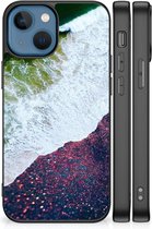 Telefoon Hoesje Geschikt voor iPhone 13 TPU Siliconen Hoesje met Zwarte rand Sea in Space