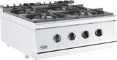 Combisteel Base 700 Table de cuisson à gaz 4 Br. Table modèle 7178.0205 - Horeca & Professionnel