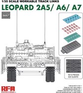 RyeFieldModel | 5057 | Leopard 2 A5/A6/A7 workable track links | 1:35