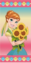 Disney Frozen Anna Sunflowers - Strandlaken  - 70 x 140 cm - Multi