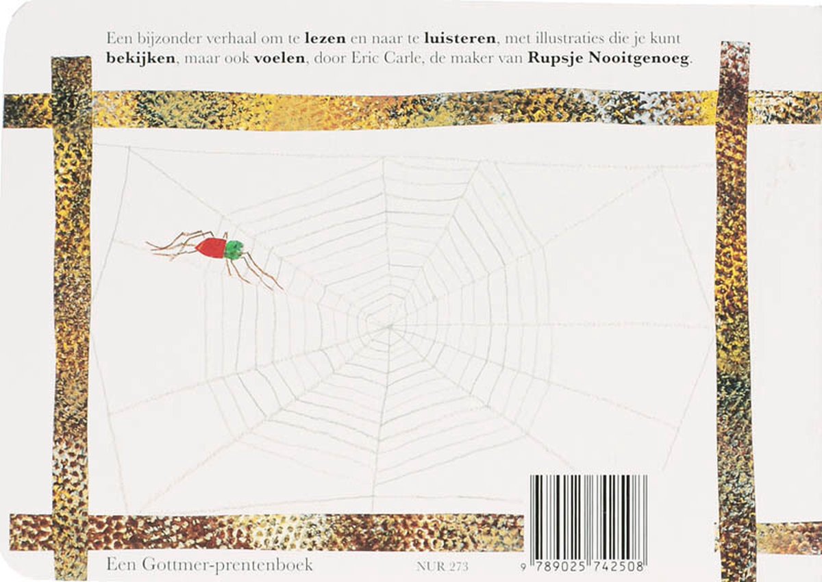 De spin die het te druk had - back cover