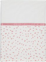 Briljant Baby Ledikant Laken Minimal Dots - 100 x 150 cm - Roze