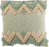 Kussen | textiel | blauw | 45x45x (h)45 cm