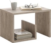 Decoways - FMD Salontafel 2-in-1 59,1x35,8x37,8 cm zandeikenkleurig