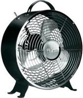 Tristar VE-5966 Retro Tafel Ventilator Zwart 25cm
