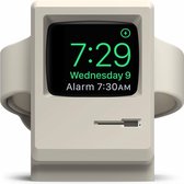 Vintage Night Stand voor geschikt voor Apple Watch - Wit / houder voor geschikt voor Apple Watch/ Vintage geschikt voor Apple Monitor / geschikt voor Apple Watch Series 1, 2, 3 en 4 | Watchba