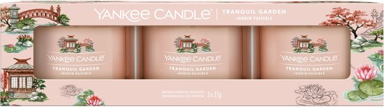 Yankee Candle Filled Votive 3-pack - Tranquil Garden