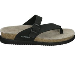 Mephisto HELEN SANDALBUCK - Dames slippers - Kleur: Zwart - Maat: 39