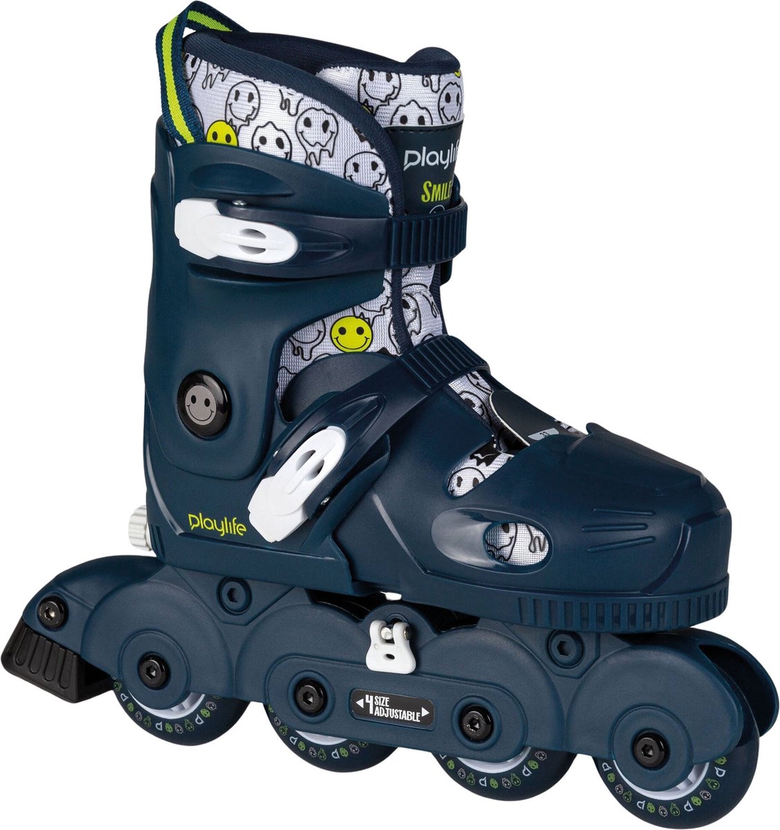Smile Boys inlineskates junior donkerblauw Skeelers