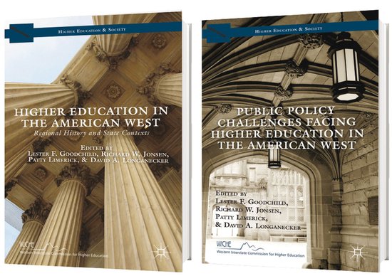 Higher Education in the American West 1818 to the Present - cover
