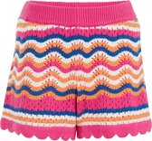 WE Fashion Meisjes short met opengewerkt dessin