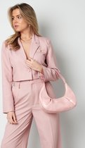 Cropped blazer - dames - nieuwe collectie - lente/zomer - roze - maat M