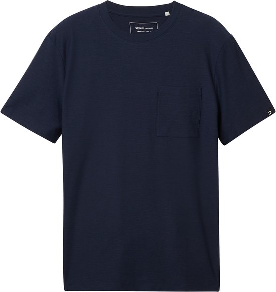Tom Tailor T-shirt T Shirt Met Borstzak 1042058xx12 10668 Mannen Maat - XXL