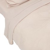Homescapes linnen laken zonder elastische band - beige-naturel, 180 x 290 cm