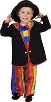 Magic By Freddy's - Costume de Clown et de bouffon - Clown jeune farceur - Garçon - Zwart, Multicolore - Taille 74 - Déguisements - Déguisements