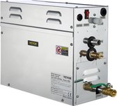4 kW stoomgenerator voor thuis met digitale regelaar en timer, zwart 6578, sauna en badkamer, 35-55 °C