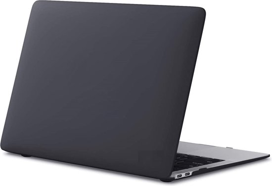 Hardshell Hoes - Geschikt voor MacBook Air Cover 13 inch - Case voor Air 13.3-inch (M1, 2018-2021) A1932 t/m A2337 - Zwart