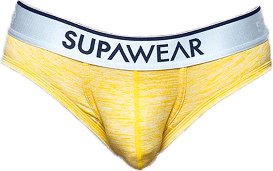 Supawear HERO Brief Yellow - MAAT M - Heren Ondergoed - Slip voor Man - Mannen Slip