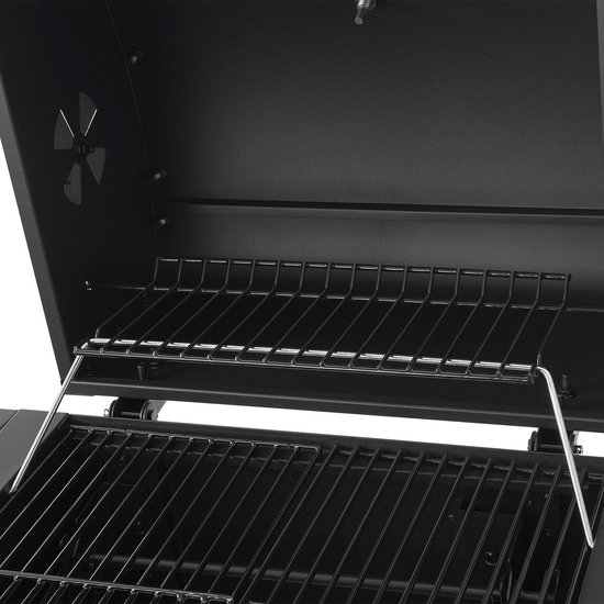 Juskys Barbecue / Houtskoolgrill / BBQ Missouri - Incl. Afdekzeil & Zijtafel van Juskys — afbeelding 4
