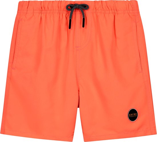 SHIWI boys swim shorts mike Zwembroek - neon orange - Maat 110/116