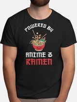 Power by Anime & Ramen - T Shirt - Anime - AnimeFan - AnimeLover - Otaku - AnimeLiefhebber - AnimeGemeenschap - AnimeVerslaafde - Japan - Tokyo - Samurai