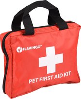 Flamingo Resku Premium - Ehbo-kit Honden;katten - Ehbo Set Resku Huisdieren Premium Rood 20x15x6cm - 1st