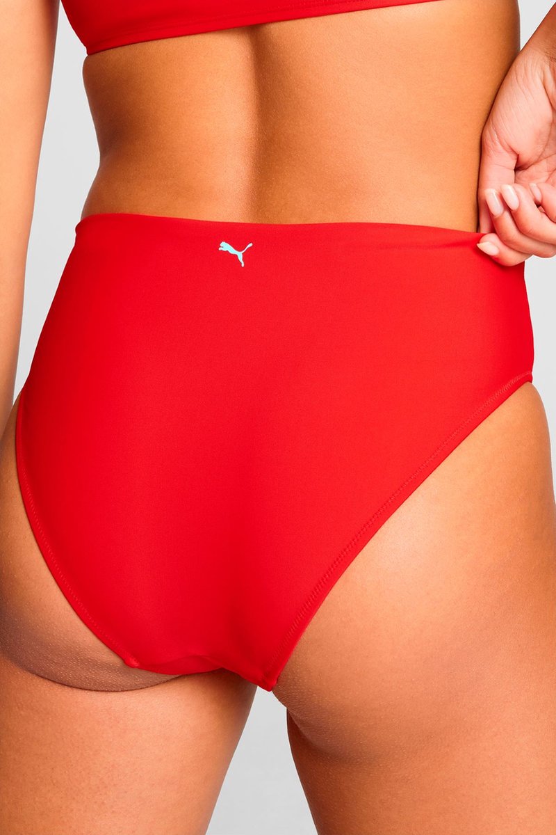 Puma Bikinibroekje High Waist Brief -S Rood