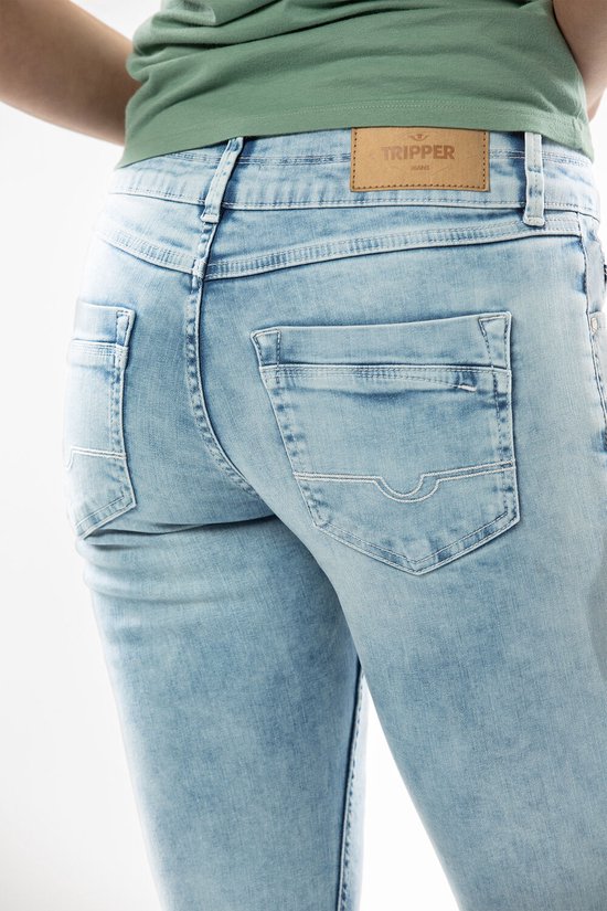 Tripper VERONA Dames Slim Fit Jeans Blauw - Maat W29 X L32