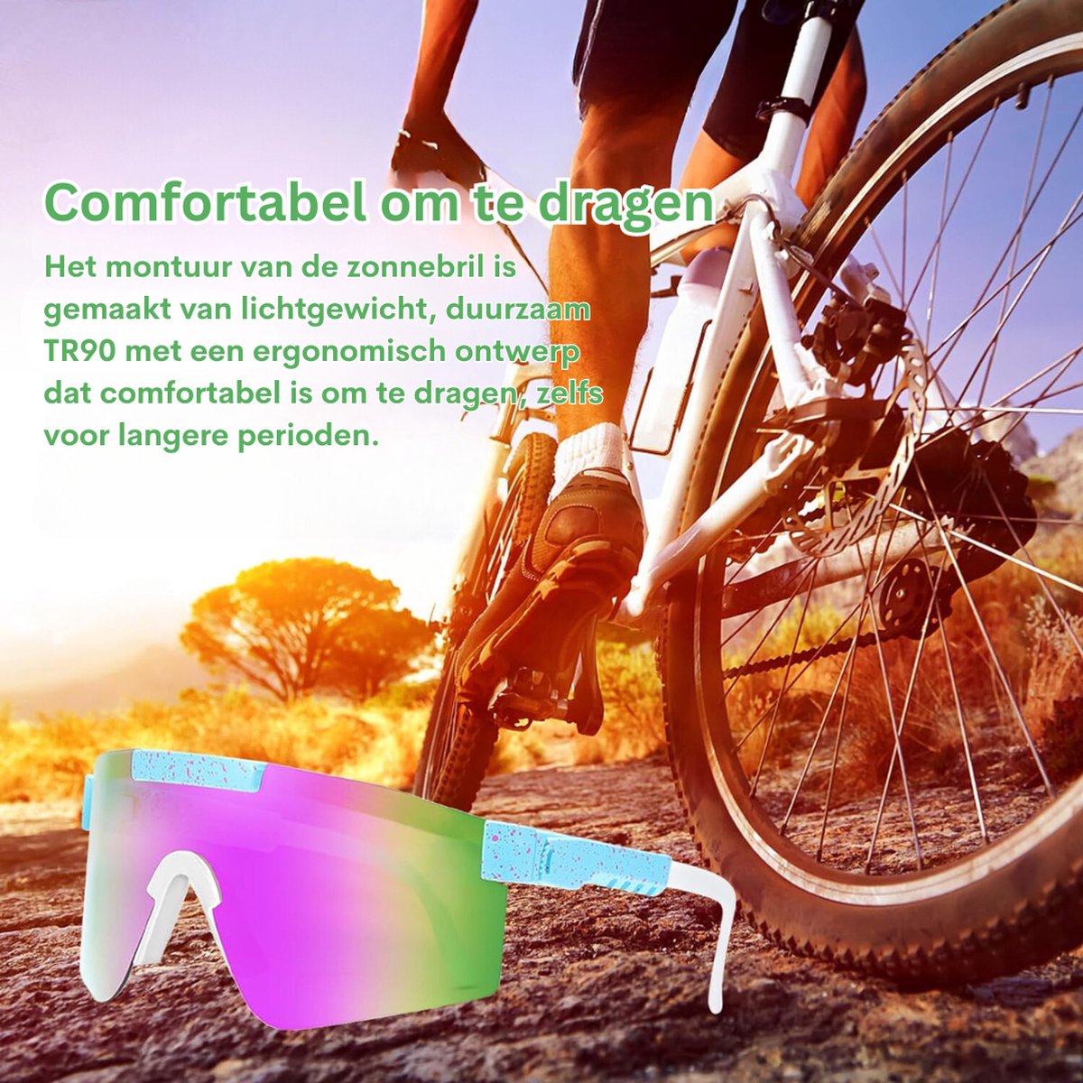 Lunettes De Soleil Polarisées Sport Lunettes De Sport Polarisées UV400 - Unisexe, Pour Vélo, Running, Rando, Cyclisme Lunettes Unisexe Running Vélo Randonnée