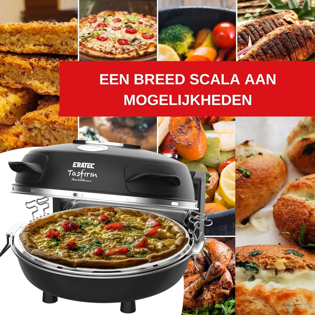 Eratec traditionele steenoven - Pizza Oven - Tasfirin – foto 4