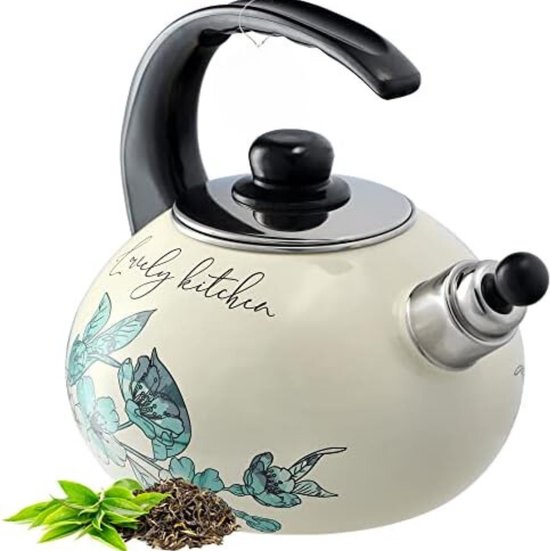Keramische waterkoker Draadloze watertheepot, theepot-retro 1.2L kan