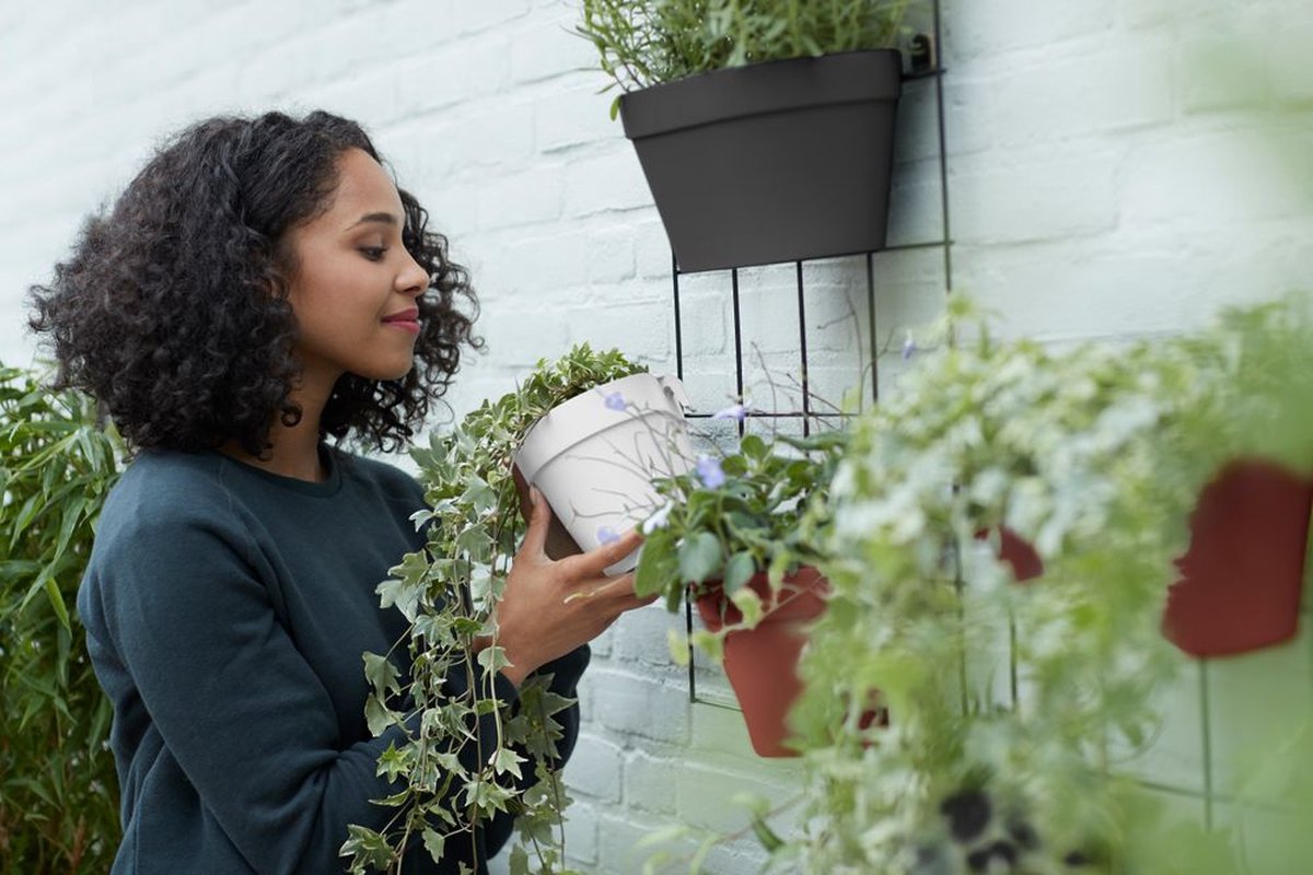 Elho Loft Urban Green Wall Pot Single 15 - Pot de fleurs pour l'extérieur