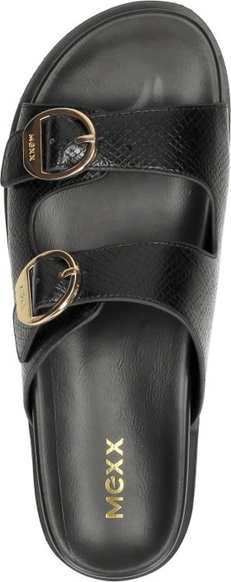 Mexx Nirken Slippers - Dames - Zwart - Maat 41