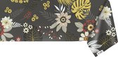 Raved Tafelzeil Wilde Bloemen  140 cm x  290 cm - Rood - PVC - Afwasbaar