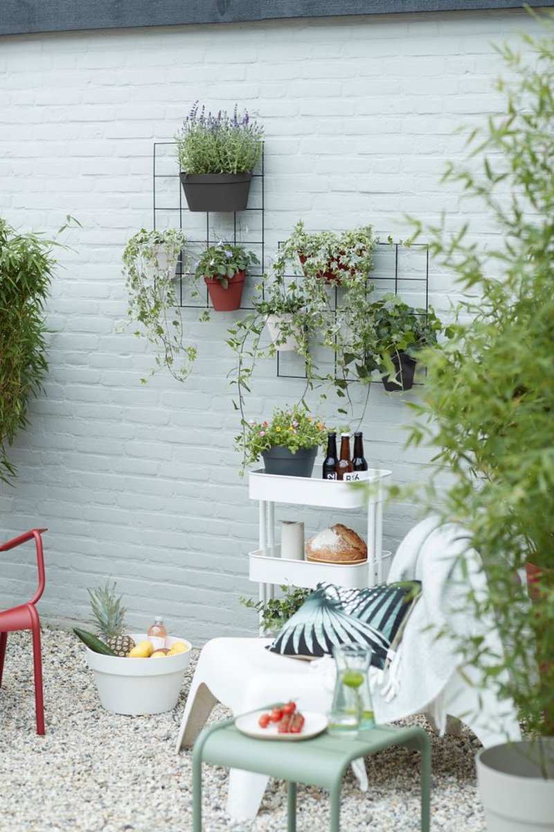 Elho Loft Urban Green Wall Pot Single 15 - Pot de fleurs pour l'extérieur