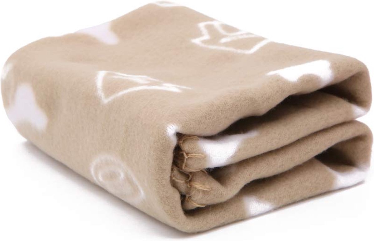 6 Stuks Zachte Huisdierdekens - Warme Deken Voor Honden En Katten Met Pootafdrukken