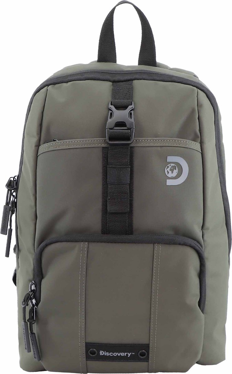 Discovery Laptop Rugzak | Rugtas | Schooltas - 13 Inch - Shield - Khaki - Khaki