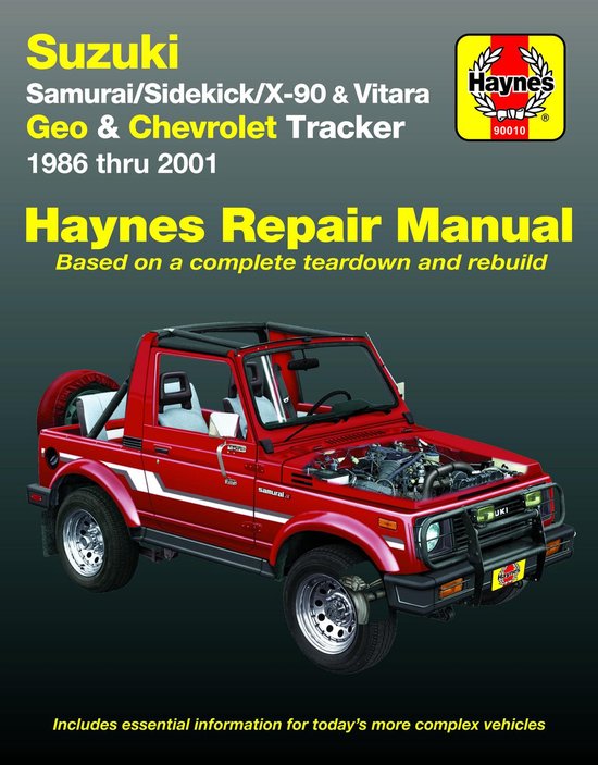 Suzuki Samurai/Sidekick/x-90/vitara & Geo/Chevrolet Tracker  ... - cover